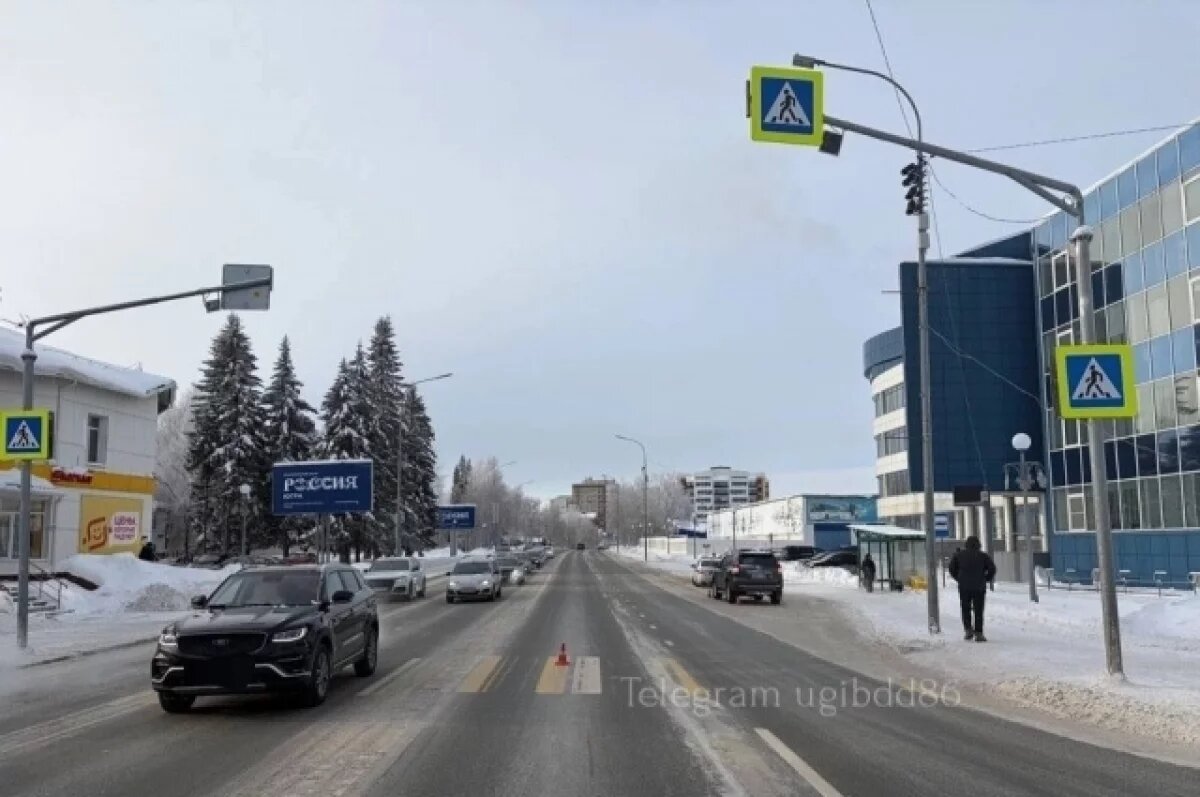    В Ханты-Мансийске на пешеходе сбили мужчину