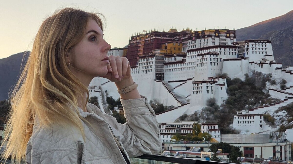 Дворец Потала в Лхасе в Тибете