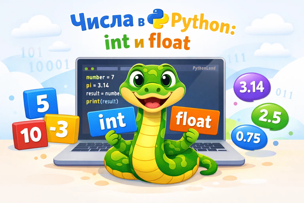 Эта иллюстрация создана специально для нашего канала PythonLand