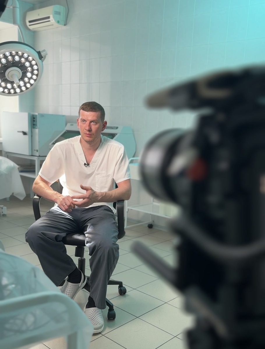 Видеосъемка врача 