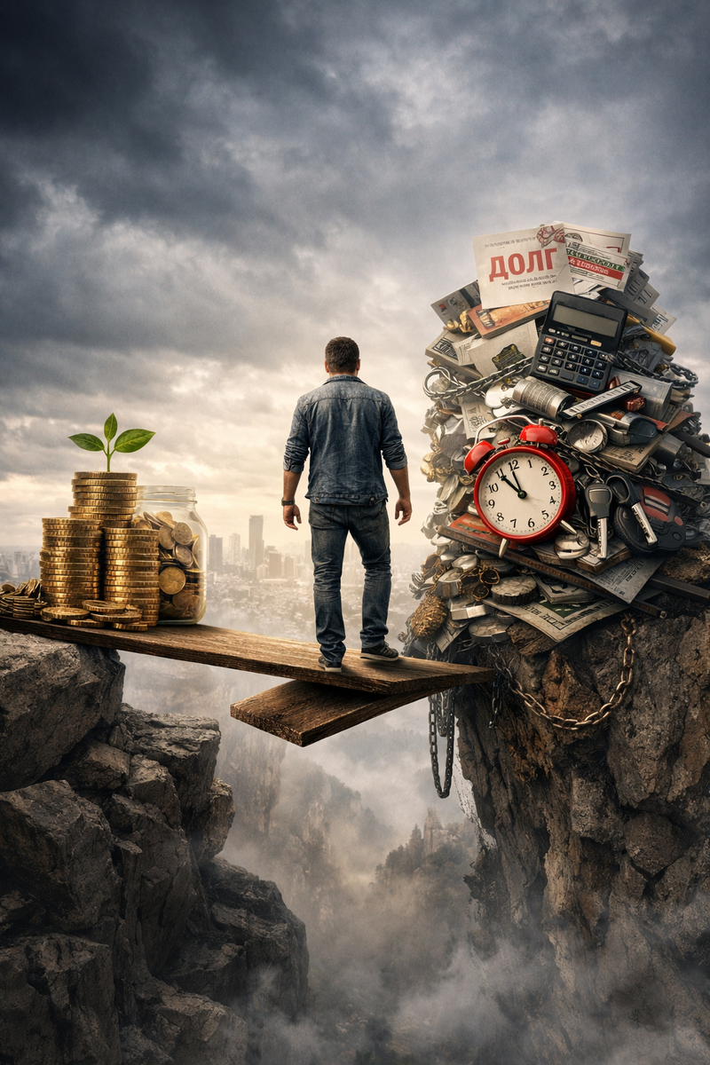 Почему твои долги растут быстрее, чем сбережения, — и почему так у всей страны
