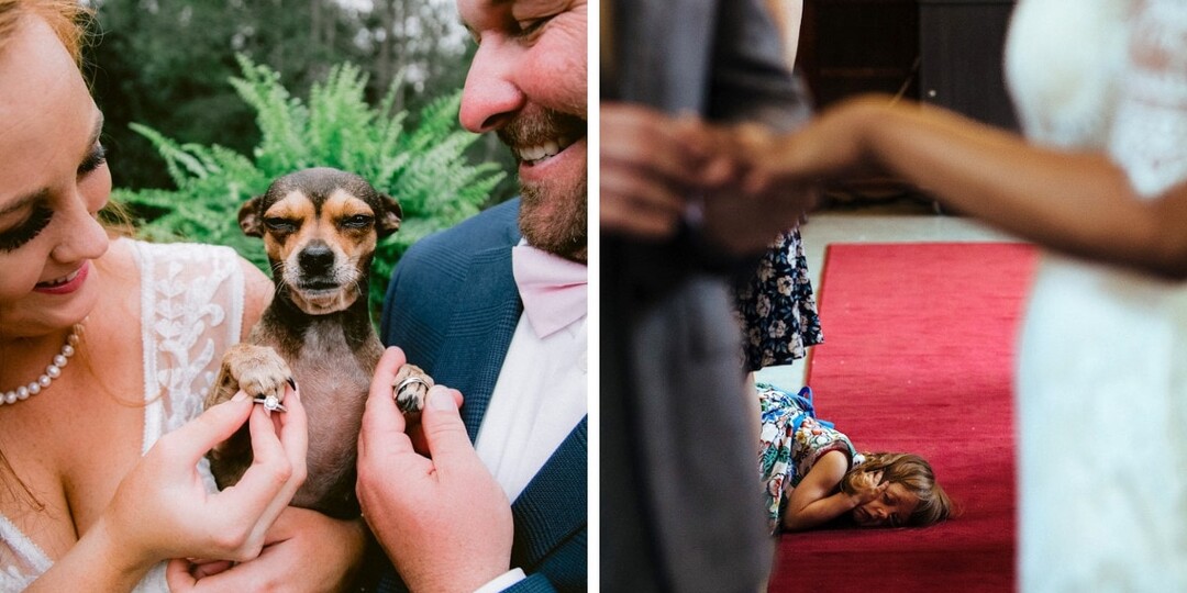 20 внезапно забавных моментов со свадеб, которые были мастерски запечатлены фотографами торжества