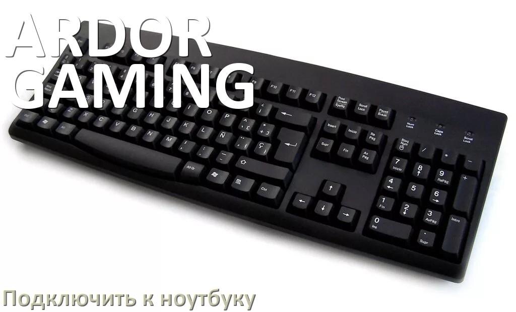 
Как подключить клавиатуру ARDOR GAMING к ноутбуку на Windows 10 и 11