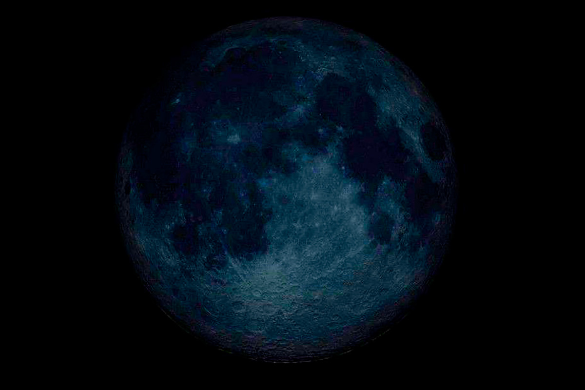 Nasa📷Луна во время новолуния