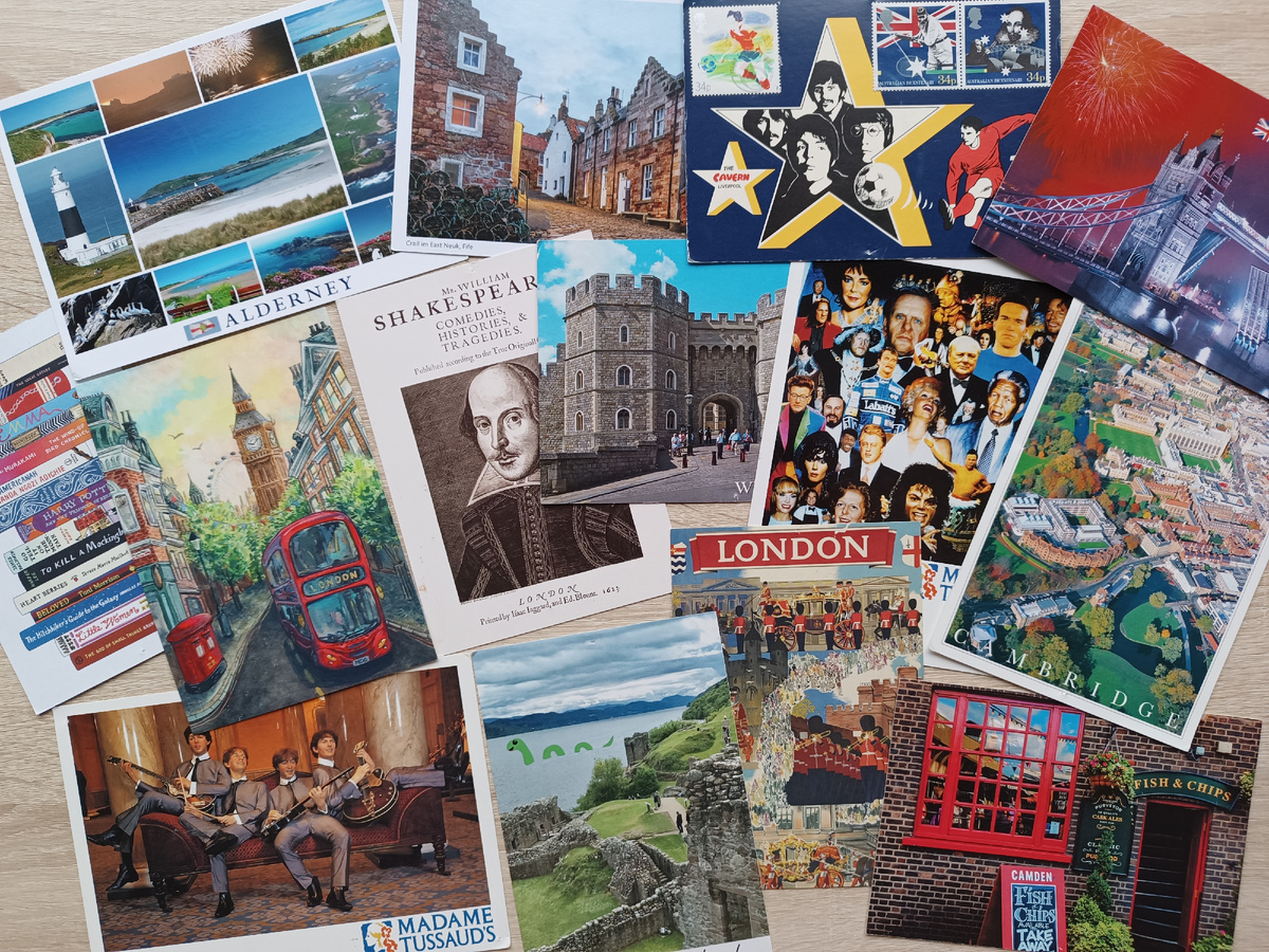 Моя английская коллекция открыток