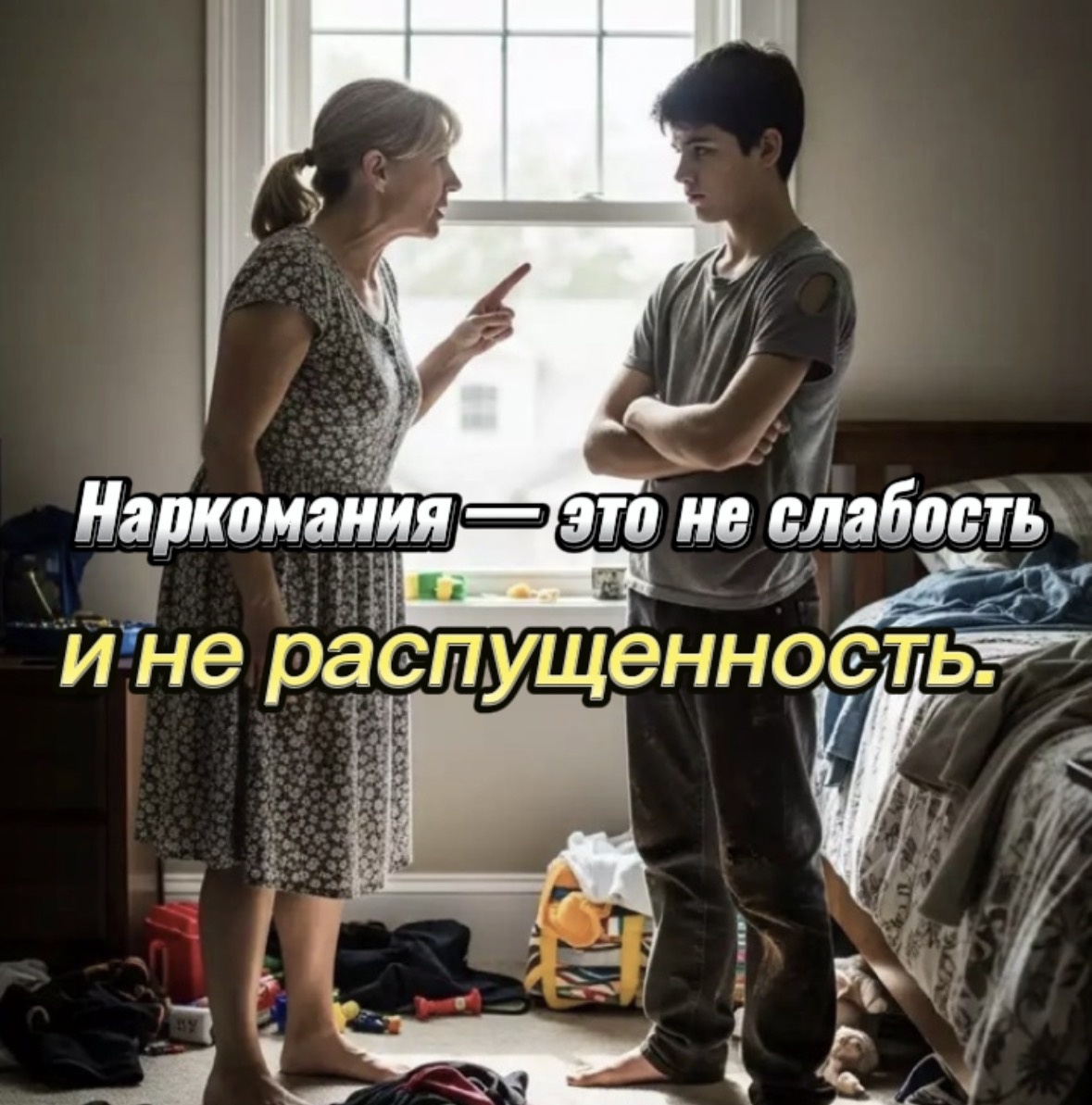 Он не наркоман, он просто балуется.