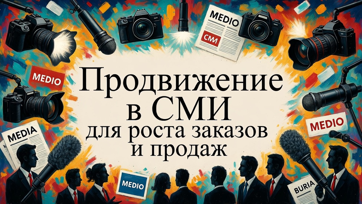 Продвижение в СМИ для бизнеса, роста заказов и продаж и личного бренда