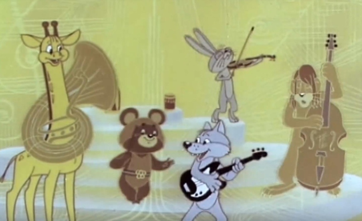Кадр из фильма «Салют, Олимпиада!». 1979 год