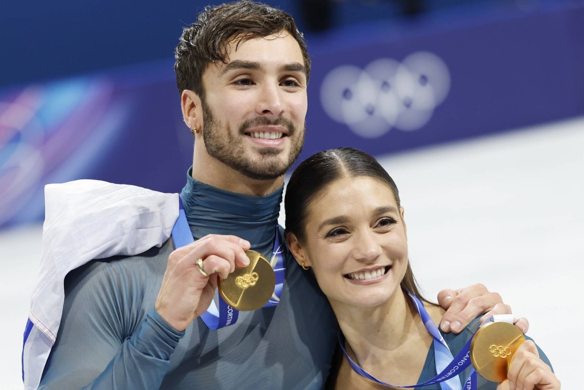    10 эмоциональных фото - Гийом Сизерон вошел в историю, завоевав золото двух Олимпиад с разными партнершами