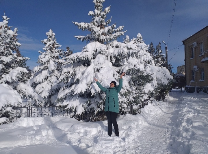 Личное фото. Снегу мы все рады. Однако надо с ним уметь разбираться. 😉
