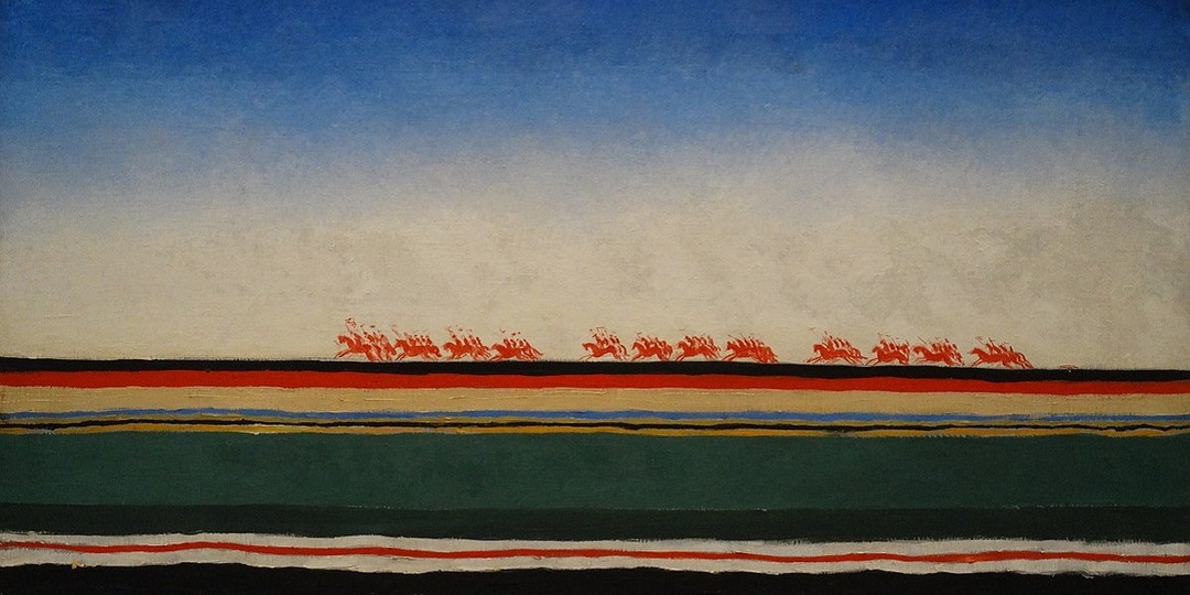 «Скачет красная конница» Малевича