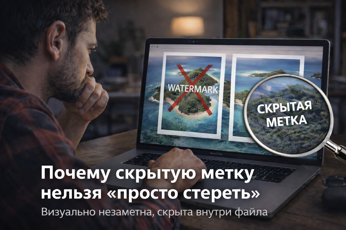 Почему скрытую метку незя "просто стереть"