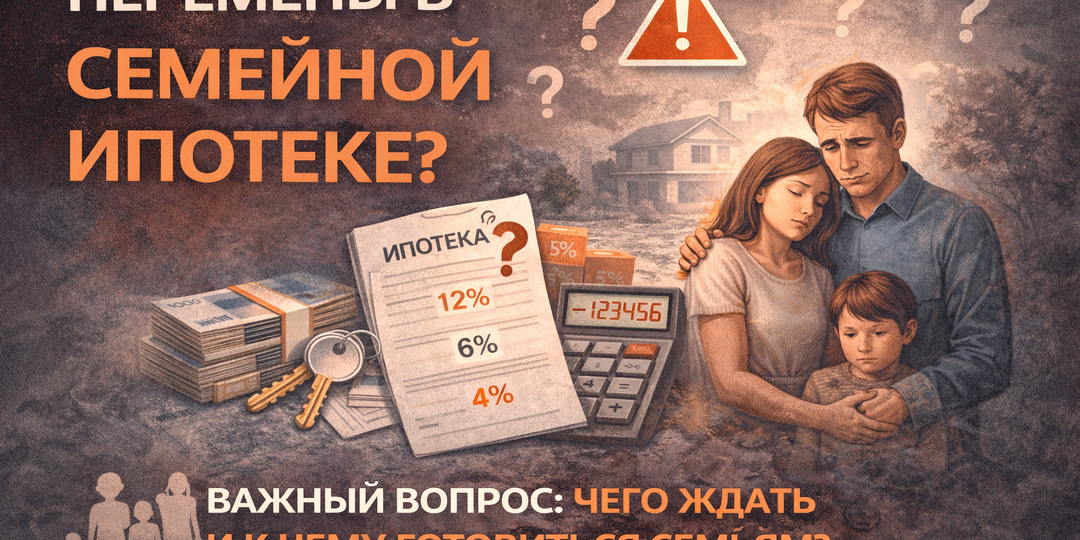Новые условия семейной ипотеки в 2026 году: кому поможет, а кому станет сложнее