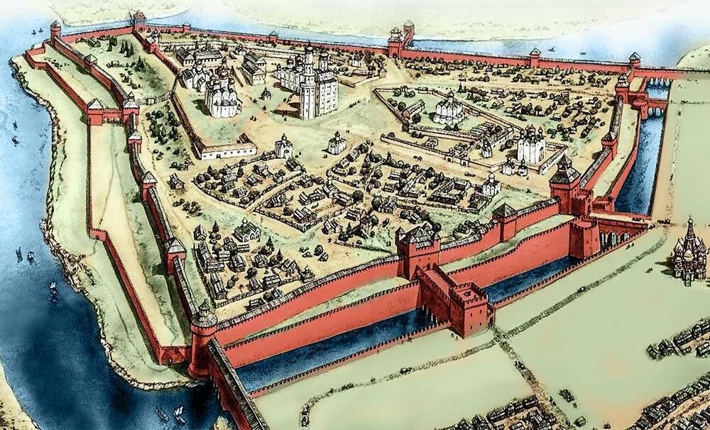 План Кремля в 16 веке. Фотогалерея Яндекс. Картинки