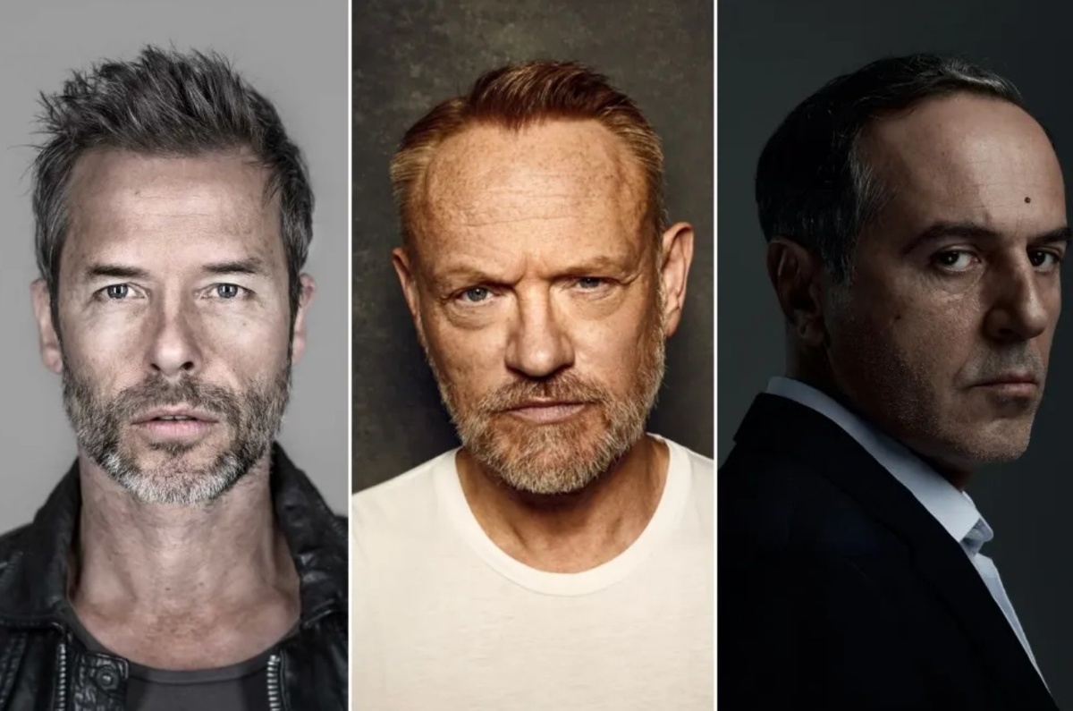 Гай Пирс, Джаред Харрис, Мераб НинидзеИсточник: Jules Tahan/DR (Variety)