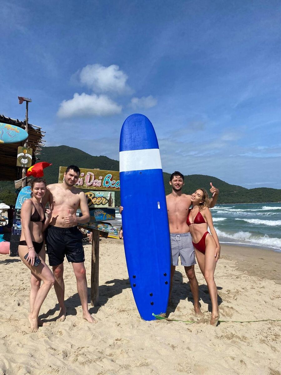 На пляже Бай Зай в Нячанге