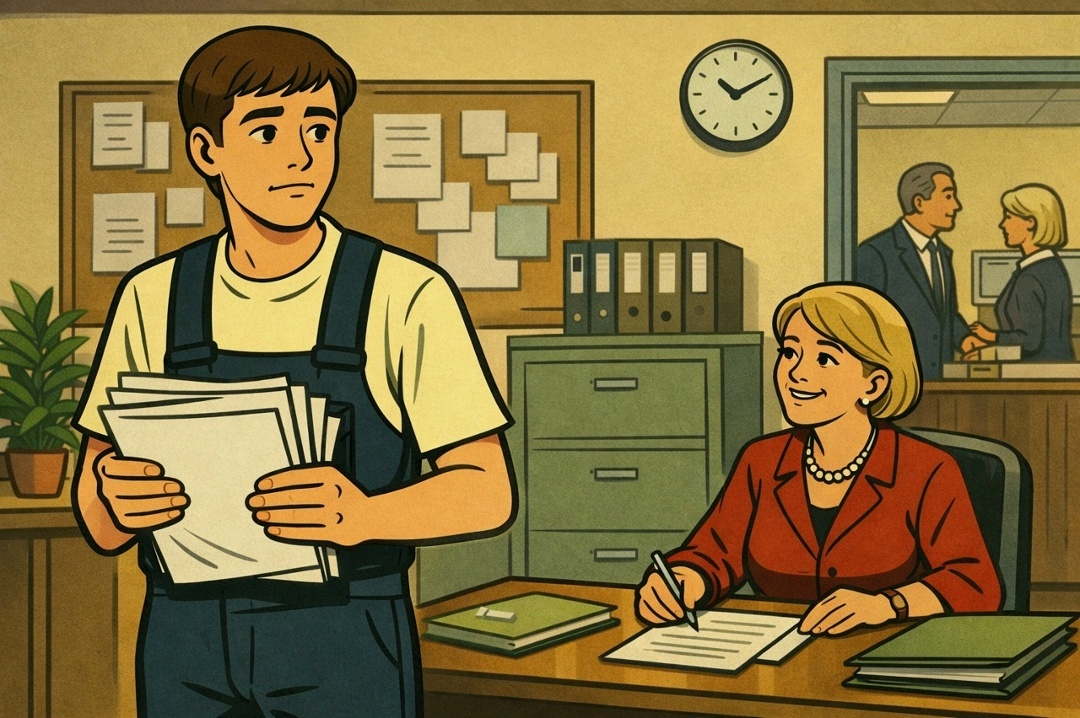 Новый сотрудник на фармпредприятии