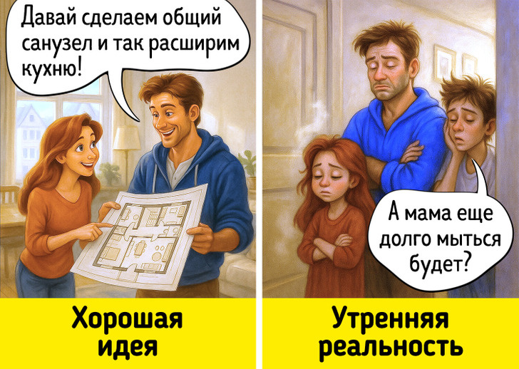 18 комиксов о том, почему ремонт смешнее любого стендапа