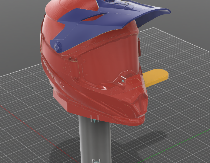 Насадка на фаркоп в виде эндуро-шлема с антивандальной фиксацией