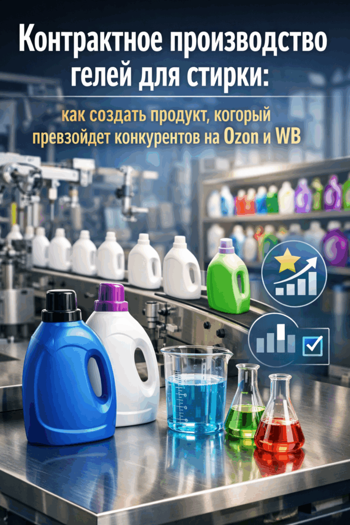    Секретная формула геля для стирки за копейки: как запустить контрактное производство СТМ и создать аналог, который порвет конкурентов на Ozon и WB SYNERBRAUN