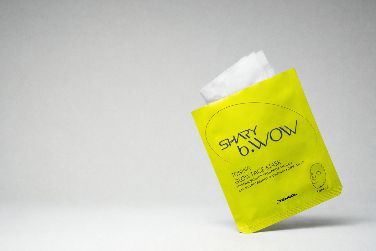 Маска для естественного сияния кожи лица SHARY b.WOW
