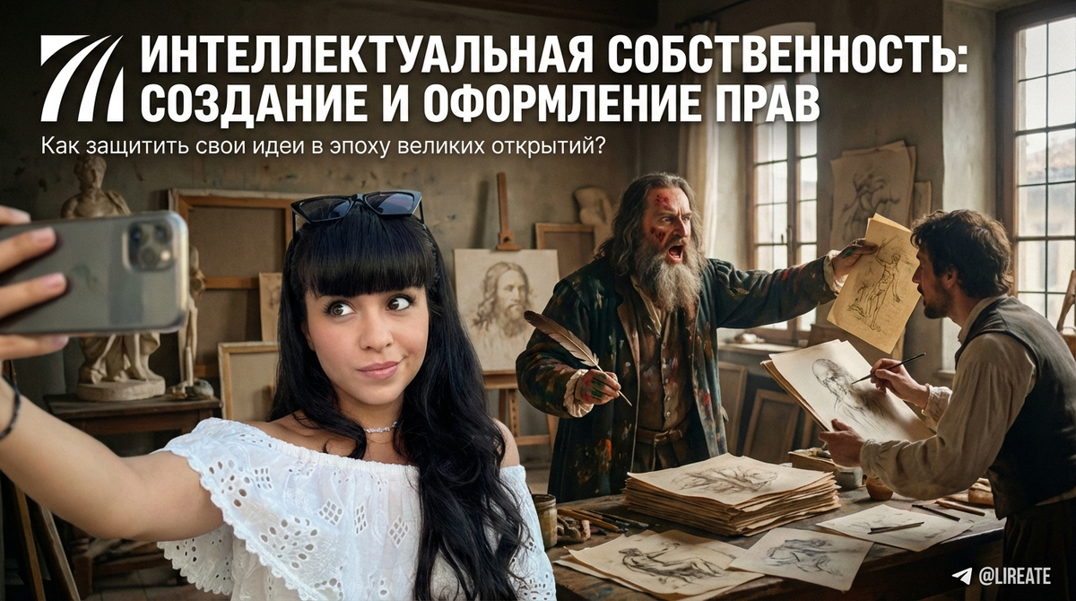    Интеллектуальная собственность: связь создания и оформления прав Лирейт