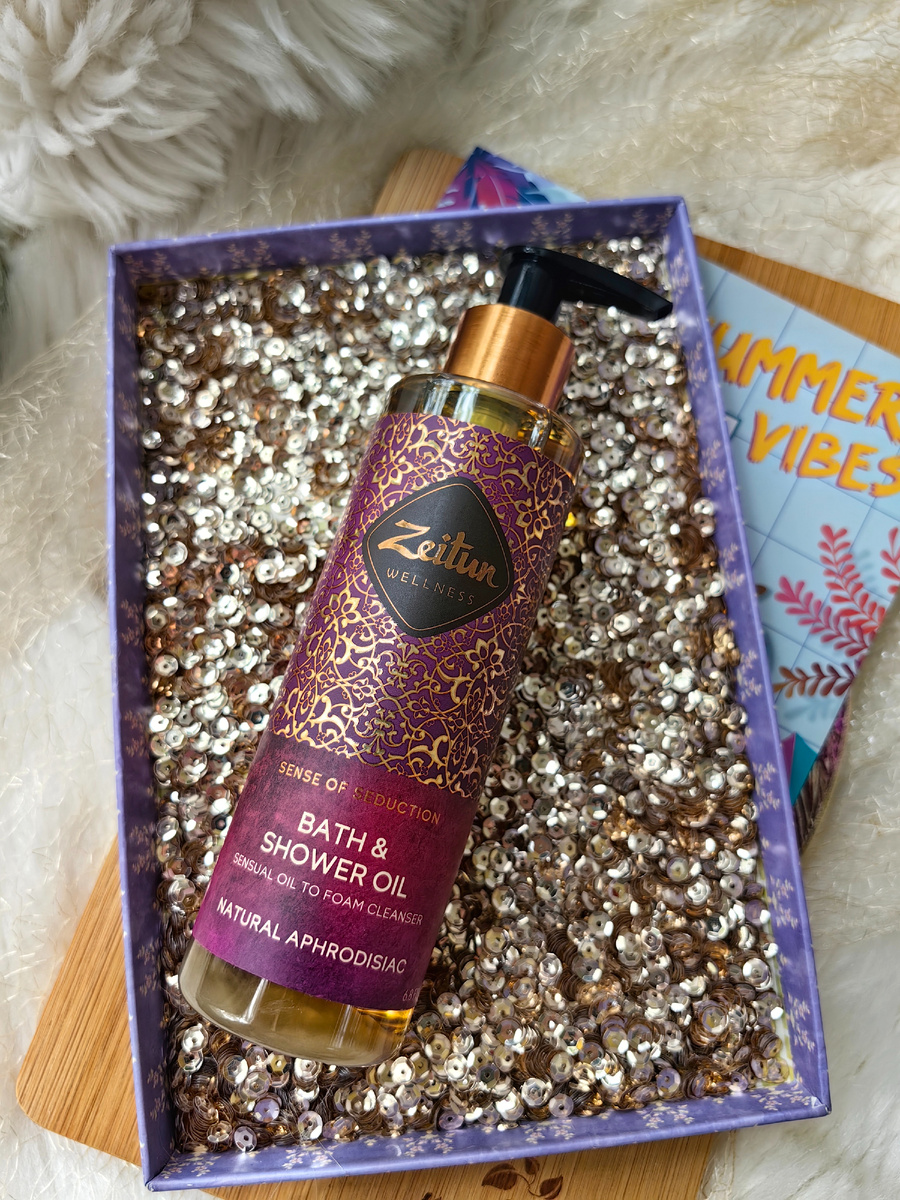 Масло для душа и ванны от бренда "Zeitun" 