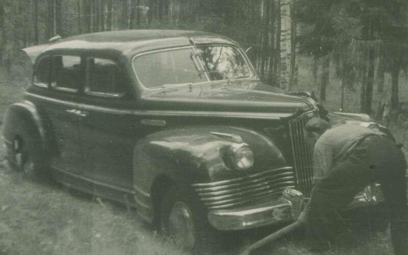 Первый полноприводный ЗИС-110Ш на испытаниях.