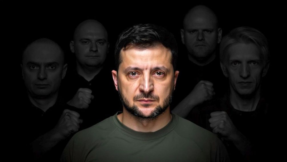   Зеленский в истерике. Иллюстрация: "Блокнот"