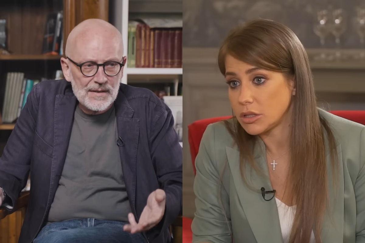 Александр Гордон и Юлия Барановская. Фото: YouTube