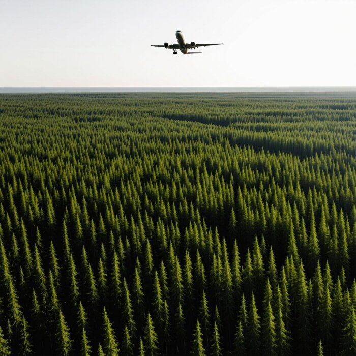  "В этот край таежный только самолетом можно долететь" / изображение сгенерировано нейросетью flyvi.io