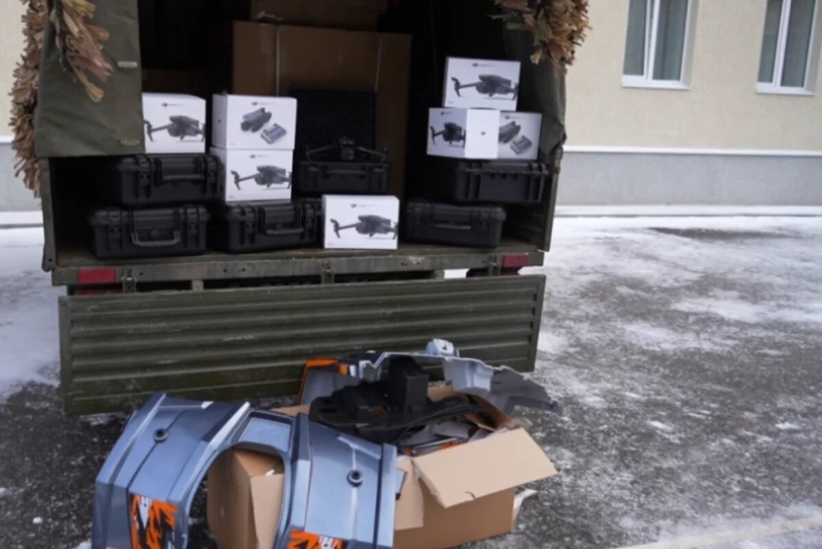    Новые дроны и квадроцикл отправили с Камчатки на фронт для земляков