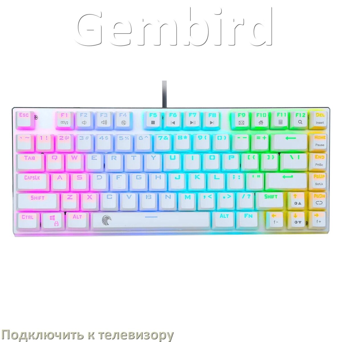 
Как подключить клавиатуру Gembird к телевизору по USB и Bluetooth
