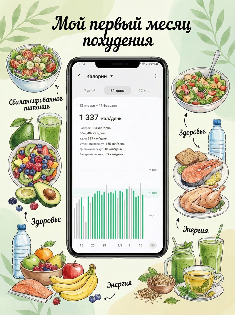 Приложение по подсчету калорий 