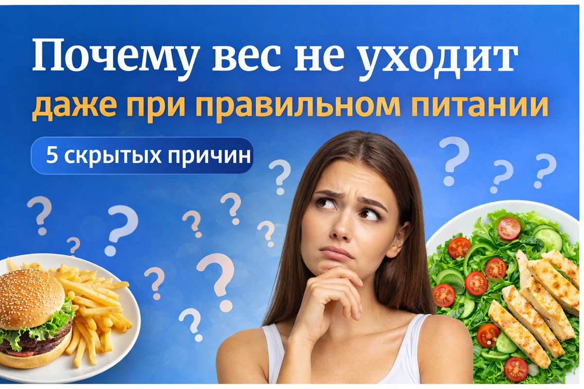 Вес стоит на месте: 5 скрытых причин