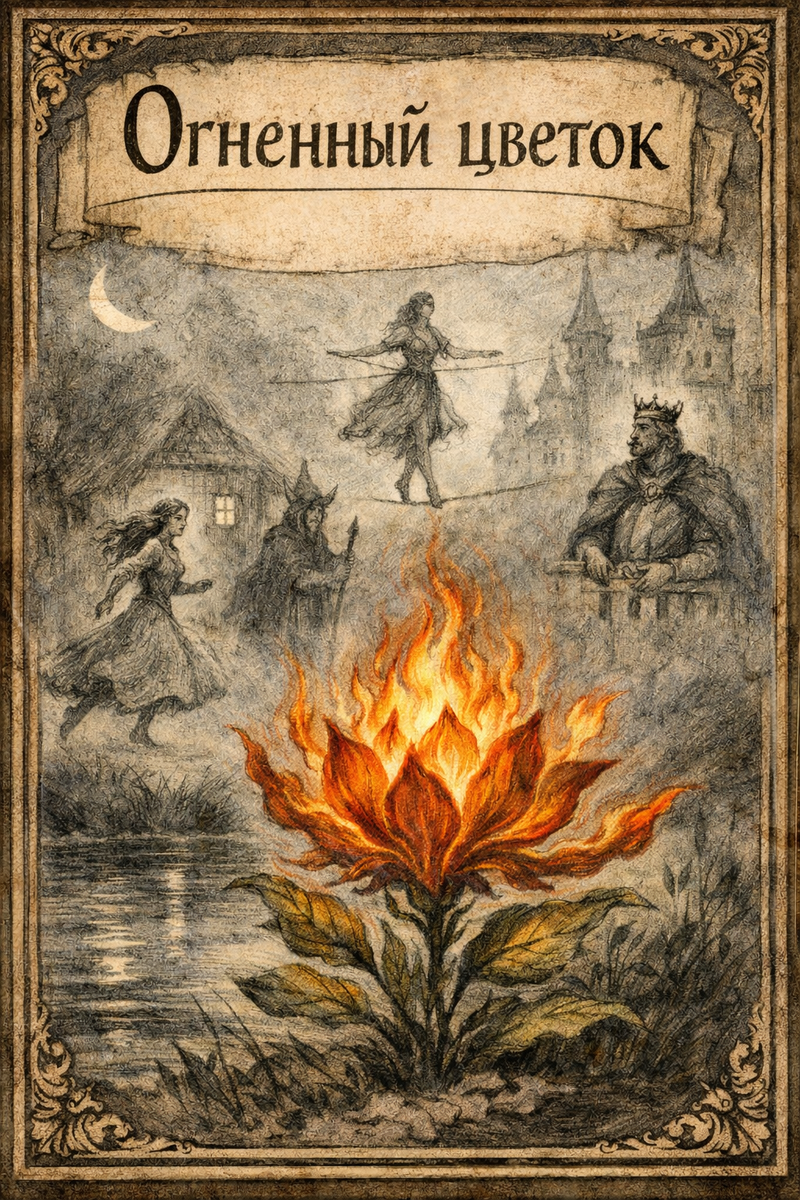 Обложка к сказке