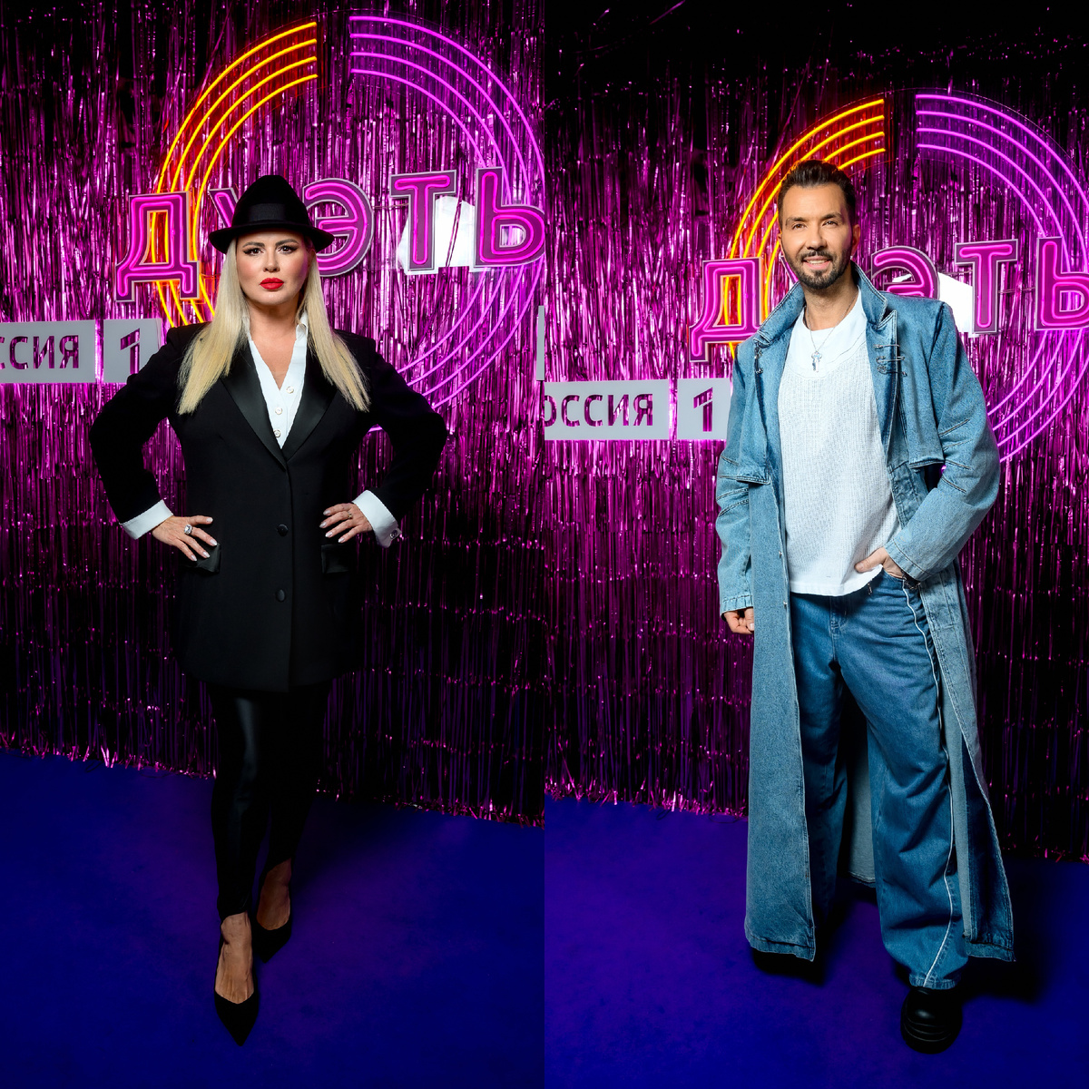 Анна Семенович, Денис Клявер. Фото: телеканал «Россия»