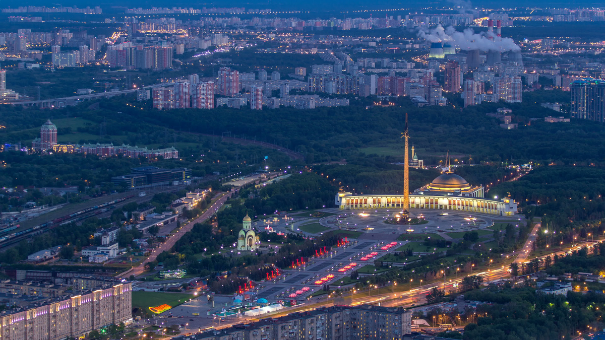 Панорамный вид на Музей Победы на Поклонной горе, Москва. Источник: Shutterstock