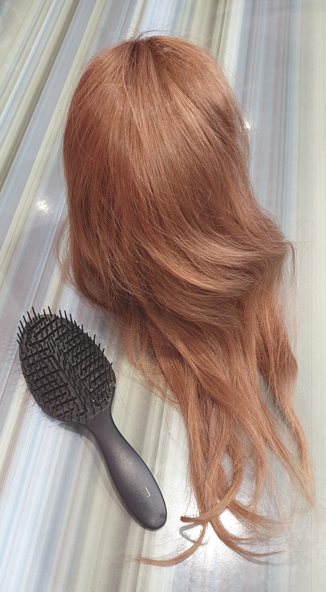 Мой шиньон. Фото автора.