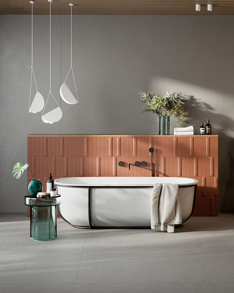 Примеры интерьеров, где активная текстура уравновешена "спокойным" фоном