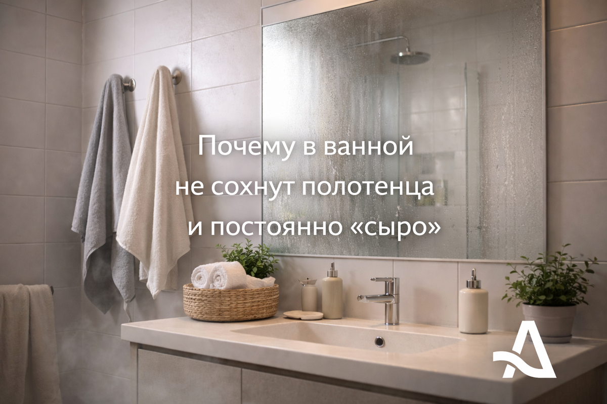 Проблема обычно не в вентиляции, а в перекосах: где-то сыро, где-то сухо. Нормальный воздухообмен делает климат ровным.