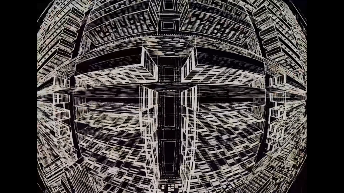 Виды серого города