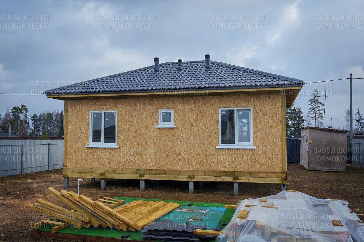 Компактные дома из заводских СИП‑панелей строятся быстро и надежны в эксплуатации