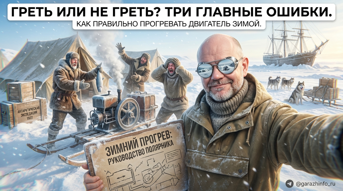    Избегите этих 3 распространённых ошибок при зимнем прогреве двигателя. Zero8