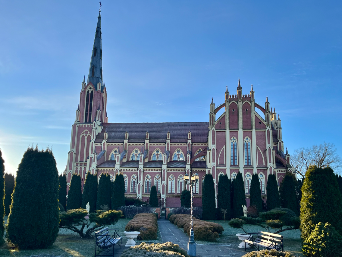 Костел Святой Троицы в Гервятах. Фото автора. Декабрь 2025 г.