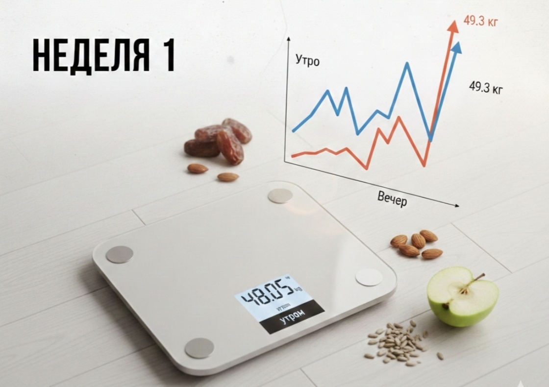 Марафон набора веса. Жестокая реальность. Неделя 1