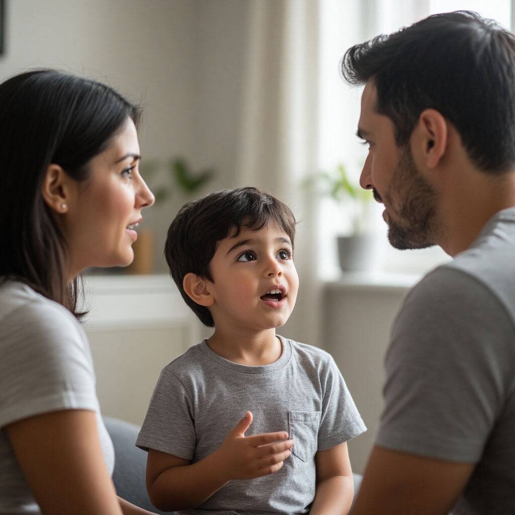 Иногда ребенка с трудом понимают даже родители 