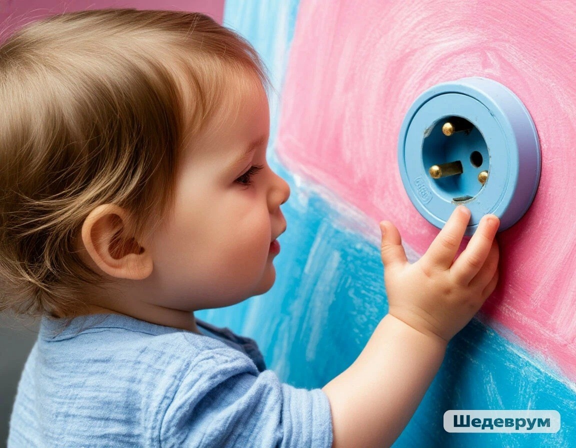 Опасна ли розетка для ребенка