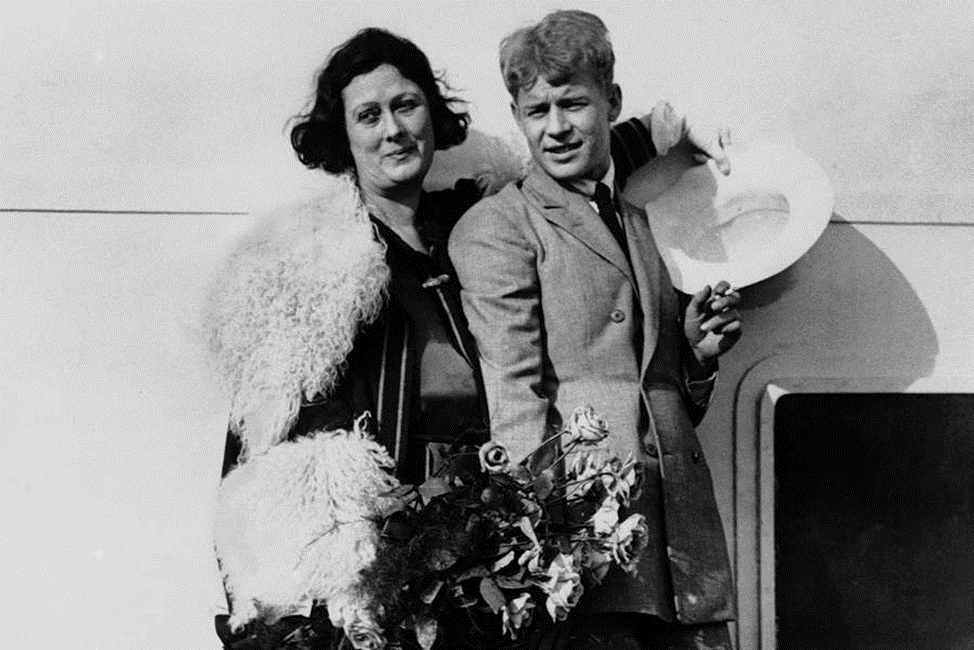 Сергей Есенин с Айседорой Дункан