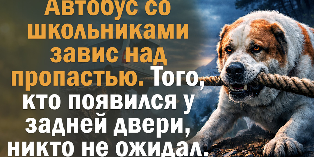 Автобус со школьниками завис над пропастью. Того, кто появился у задней двери, никто не ожидал.